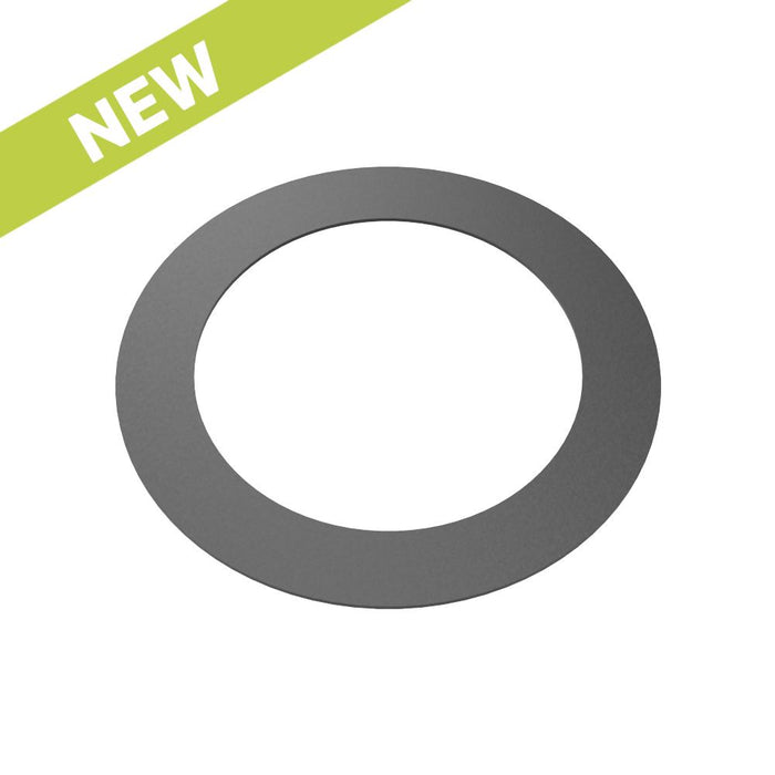 Downlight Adaptor Plate Universal ID 82mm OD 125mm Black