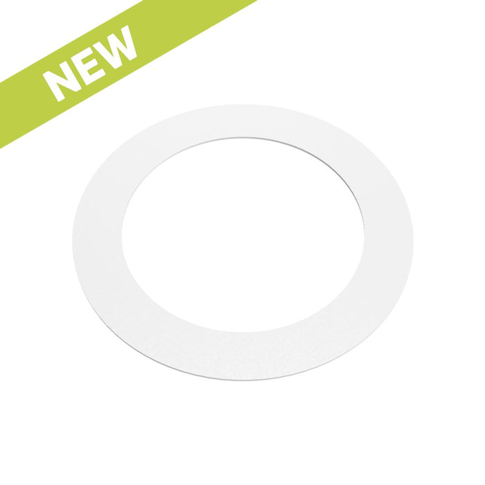 Downlight Adaptor Plate Universal ID 72mm OD 115mm White