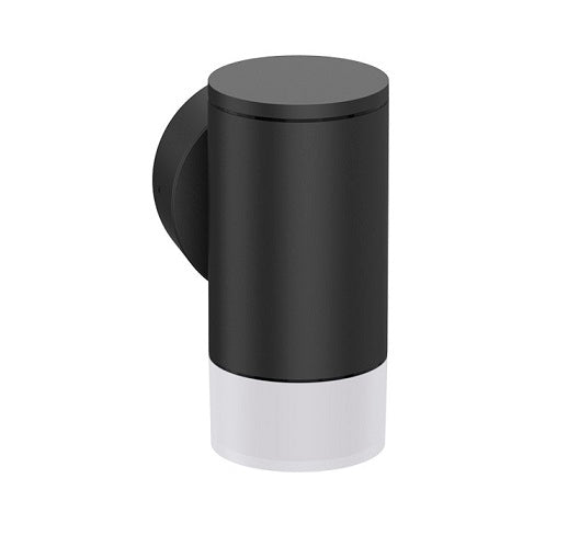 Lede Ext Wall 1 Way 8W 240V Select 3K/4K Black
