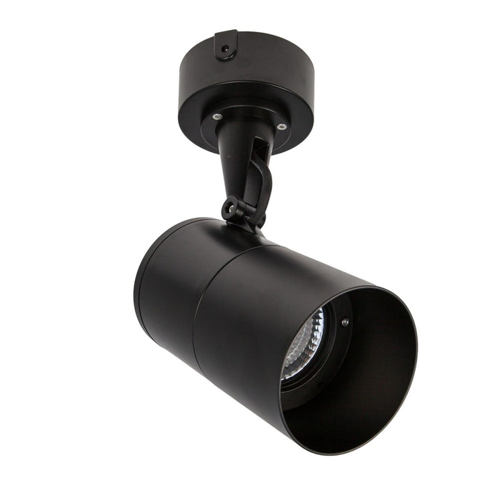 Ext Spot Tilt Rotate 28w Warm White Black