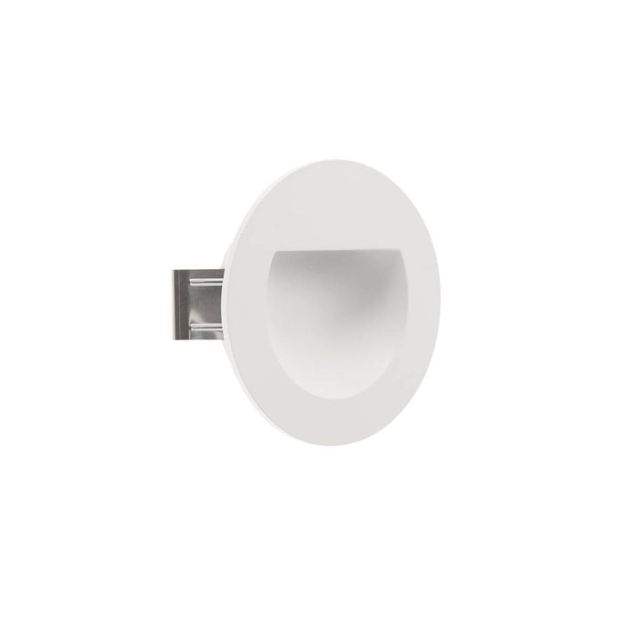 Ext Recess Wall Stair Tread Rd IP65 3W 27K 24VDC CV White