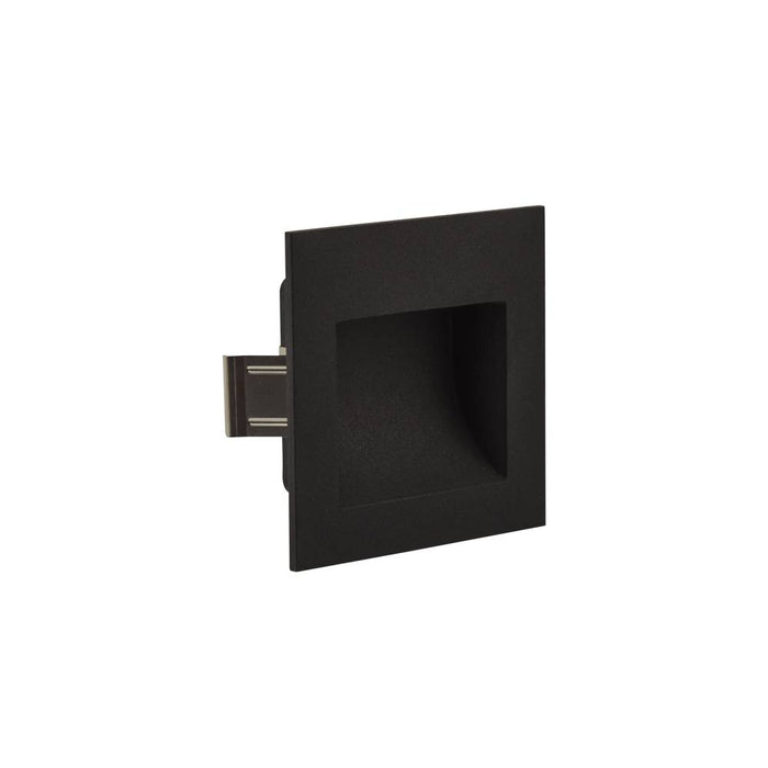 Ext Recess Wall Stair Tread Sq IP65 3w 24VDC CV Black