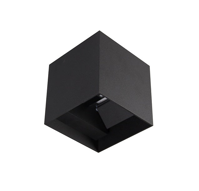 Cube Adj Beam 2x 6W NW Black IP65
