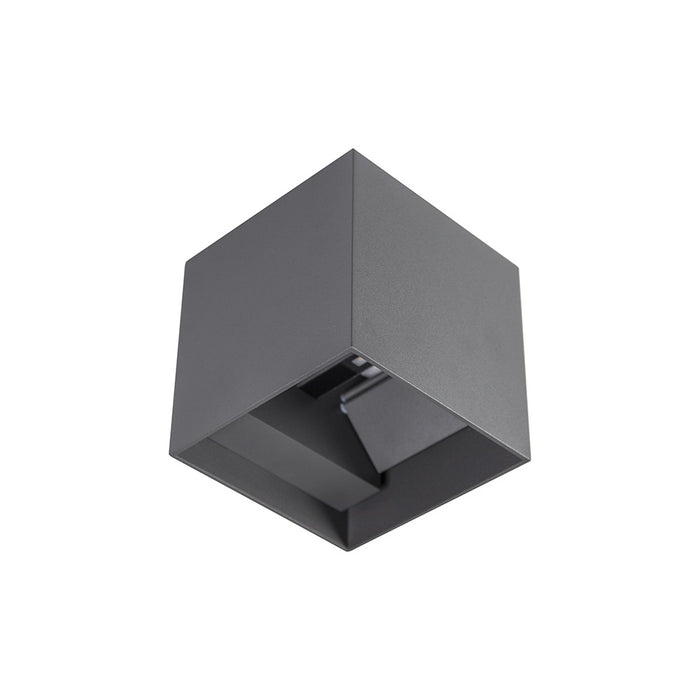 Cube Adj Beam Dim 2x 6W WW Charcoal IP65