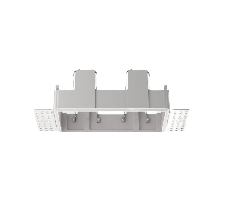 Cevon Trimless Frame Rectangular Double for M61 Module White