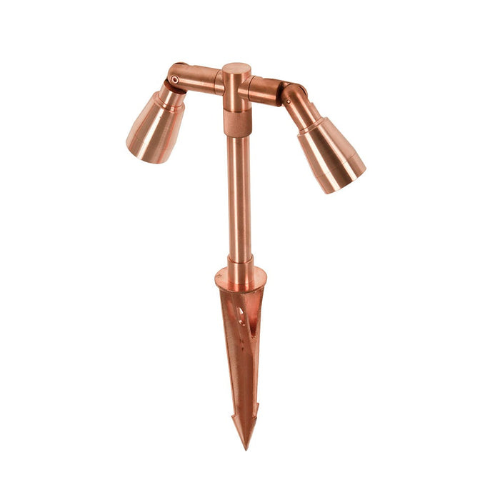 Ext Spot 2 x 3W Mini Telescopic Spike Copper