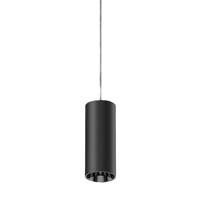 Cevon T22 Dark Art Pendant Spot 6.5W 3k 36Deg Blk HG Black