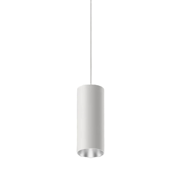 Cevon T22 Dark Art Pendant Spot 6.5W 3k 36Deg White Silver