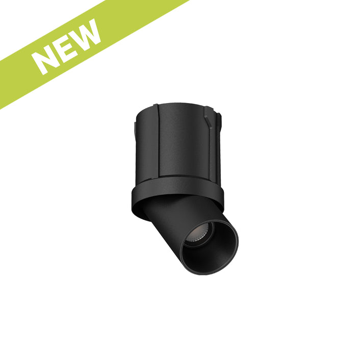 Cevon T13 Dark Art Spot Adj 7W 27k 55Deg Black