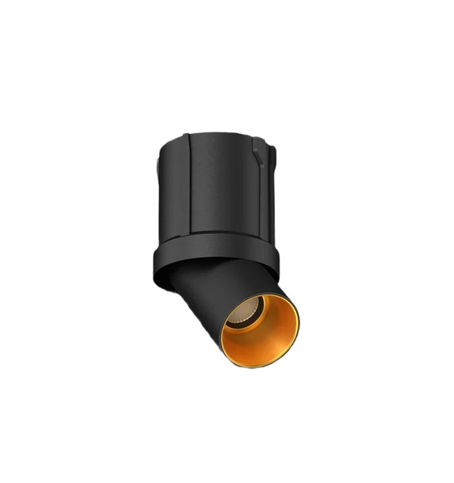 Cevon T13 Dark Art Spot Adj 6.5W 3k 55Deg Black Gold