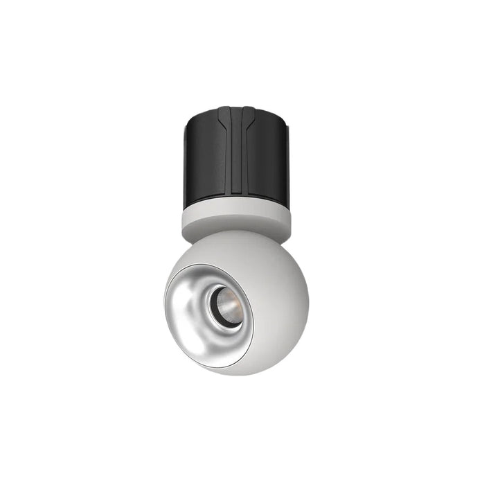 Cevon T15 Dark Art Spot Adj 9W 3k 55Deg White Silver