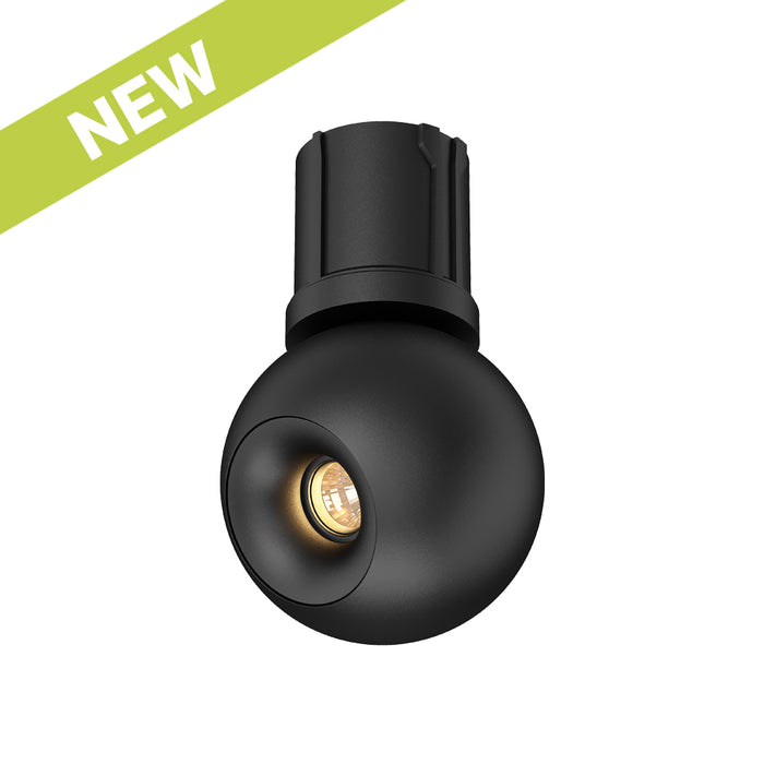 Cevon T16 Dark Art Spot Adj 12W 3k 55Deg Black