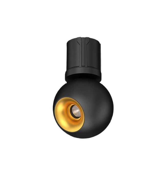 Cevon T16 Dark Art Spot Adj 12W 3k 55Deg Black Gold