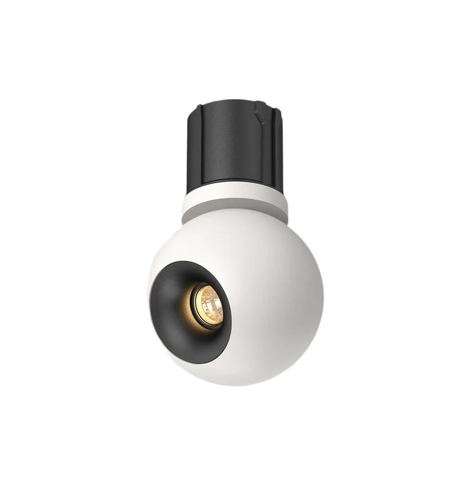 Cevon T16 Dark Art Spot Adj 12W 3k 55Deg White Black