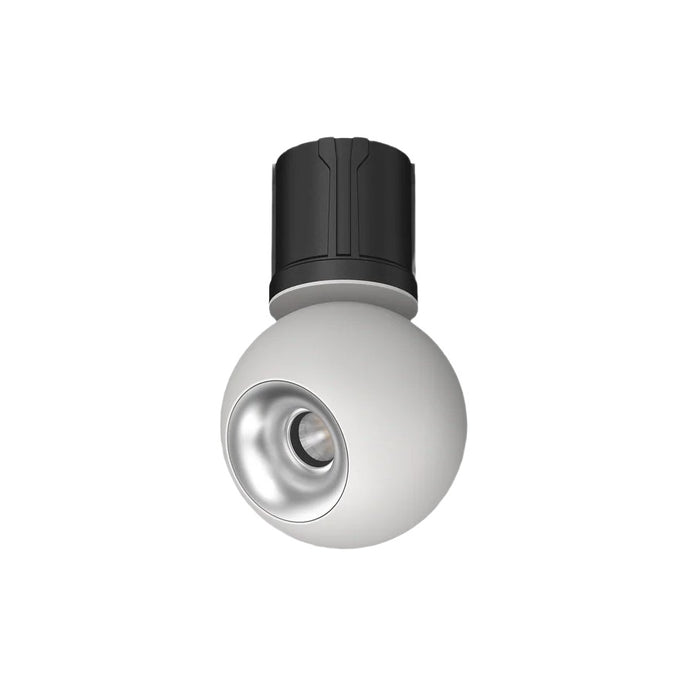 Cevon T16 Dark Art Spot Adj 12W 3k 55Deg White Silver