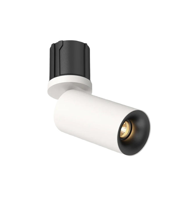 Cevon T19 Dark Art Spot Adj 12W 3k 45Deg White Black