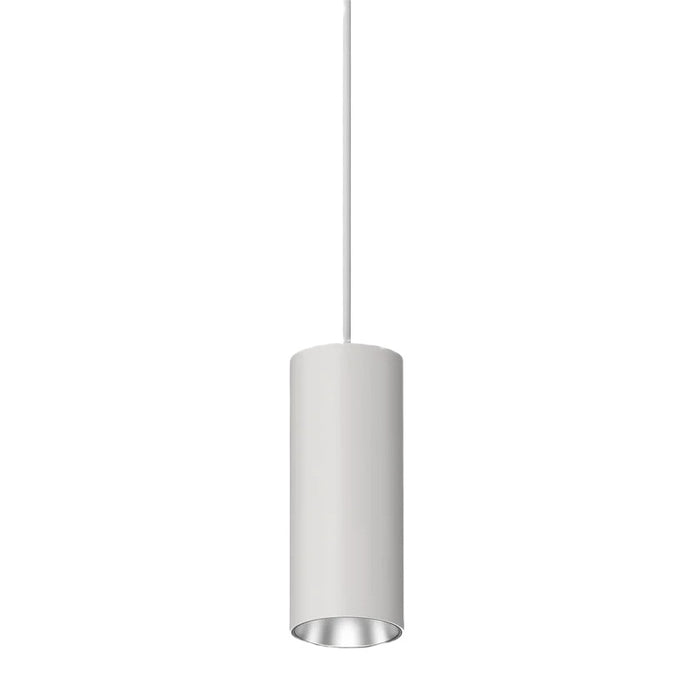 Cevon T22 Dark Art Pendant Spot 9W 3k 36Deg White Silver