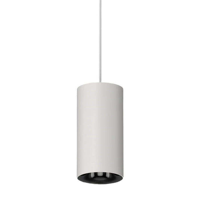 Cevon T23 Dark Art Pendant Spot 12W 3k 45Deg White HG Black