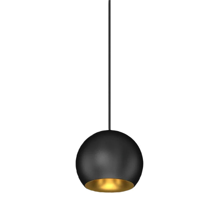 Cevon T25 Dark Art Pendant Spot 9W 3k 55Deg Black Gold