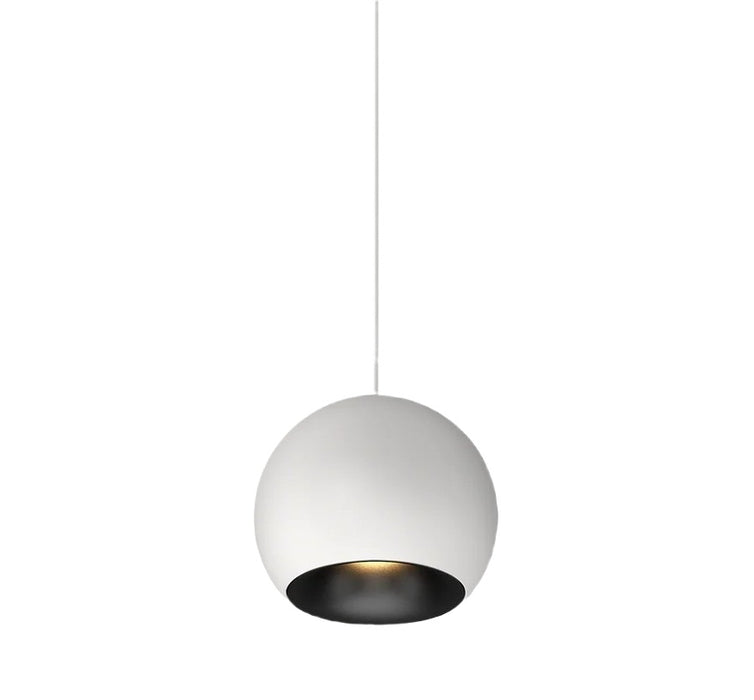 Cevon T25 Dark Art Pendant Spot 9W 3k 55Deg White Black