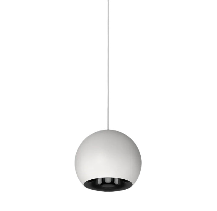 Cevon T25 Dark Art Pendant Spot 9W 3k 55Deg White HG Black