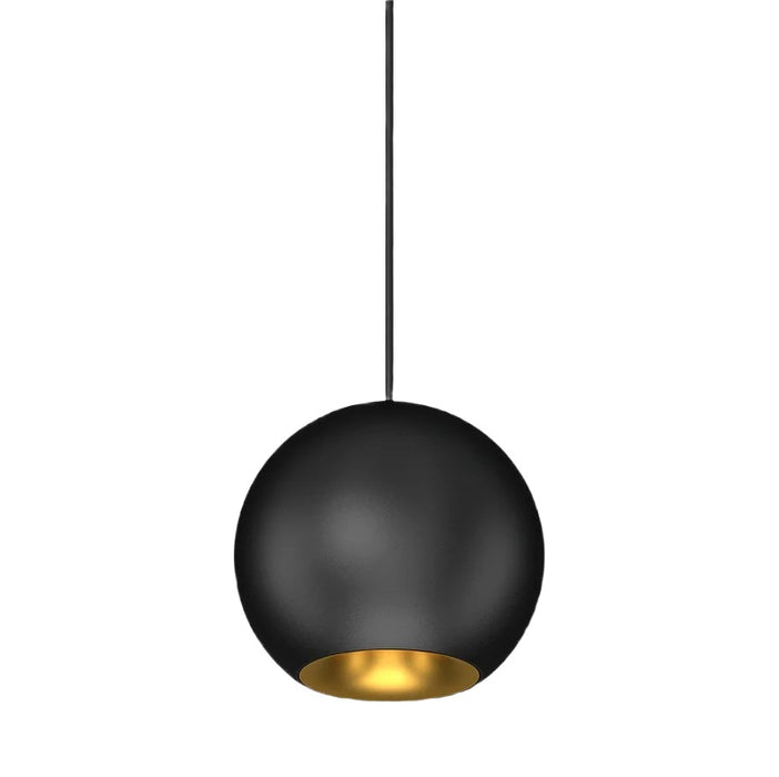 Cevon T26 Dark Art Pendant Spot 12W 3k 55Deg Black Gold