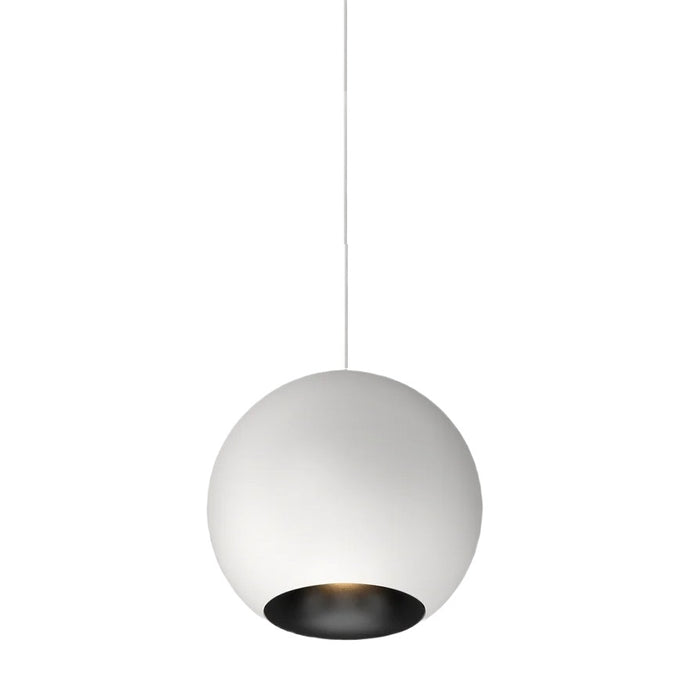 Cevon T26 Dark Art Pendant Spot 12W 3k 55Deg White Black