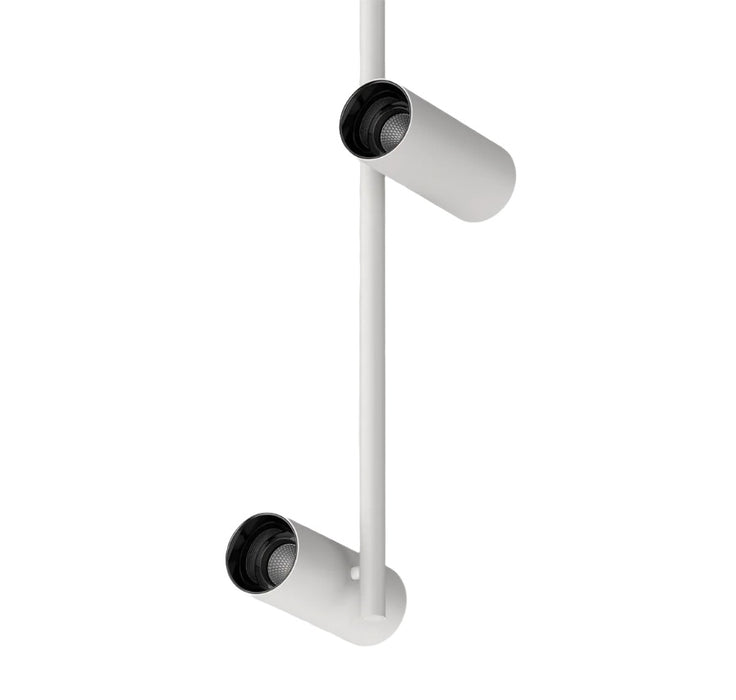 Cevon T30 Spot Adj 2x6.5W 3k 2x 36Deg White HG Black