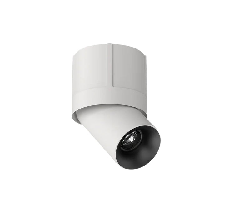 Cevon T13 Dark Art Spot Adj 12W 3k 45Deg White Black