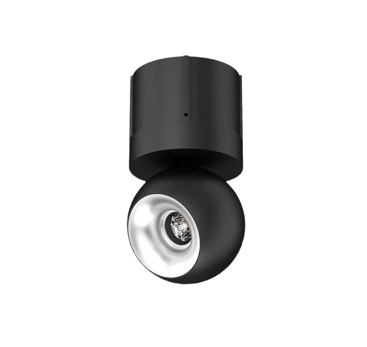 Cevon T15 Dark Art Spot Adj 9W 3k 45Deg Black Silver