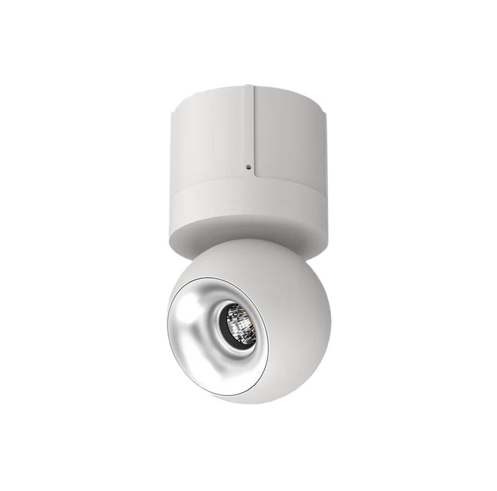 Cevon T15 Dark Art Spot Adj 9W 3k 45Deg White Silver