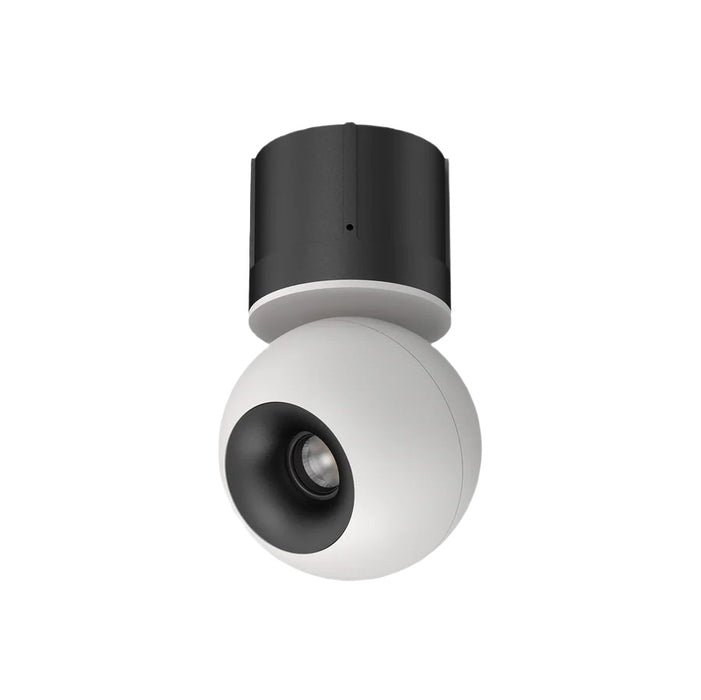 Cevon T16 Dark Art Spot Adj 12W 3k 45Deg White Black