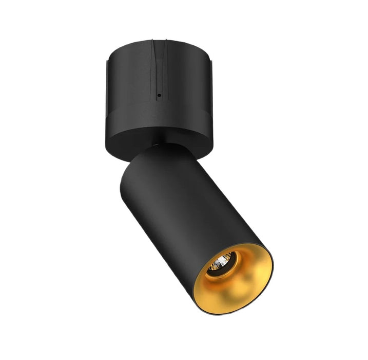 Cevon T18 Dark Art Spot Adj 9W 3k 45Deg Black Gold