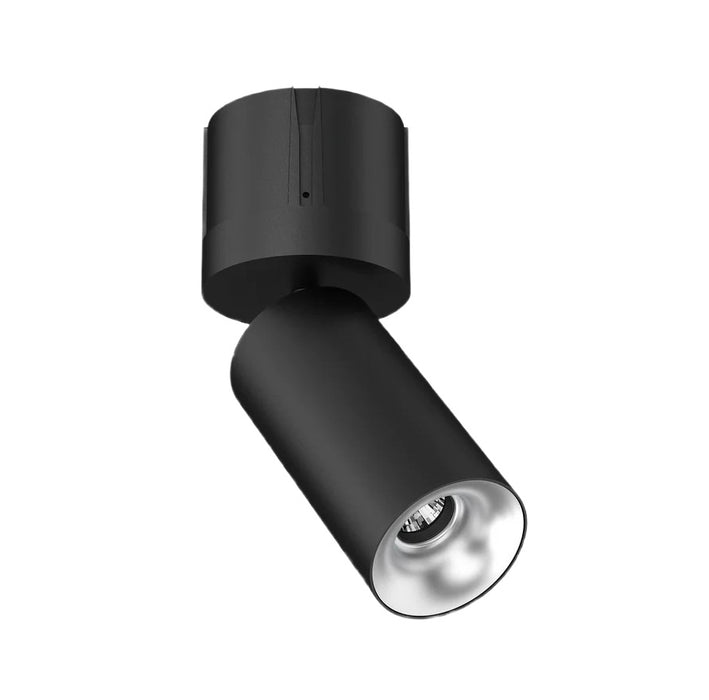 Cevon T18 Dark Art Spot Adj 9W 3k 45Deg Black Silver