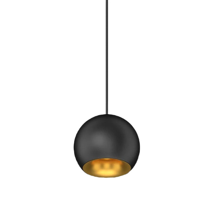 Cevon T25 Dark Art Pendant Spot 9W 3k 45Deg Black Gold