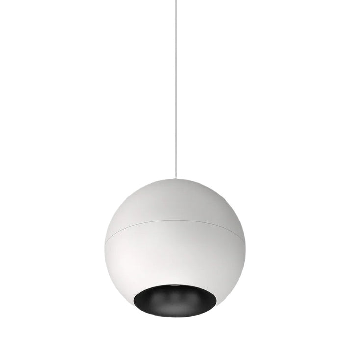 Cevon T26 Dark Art Pendant Spot 12W 3k 45Deg White Black