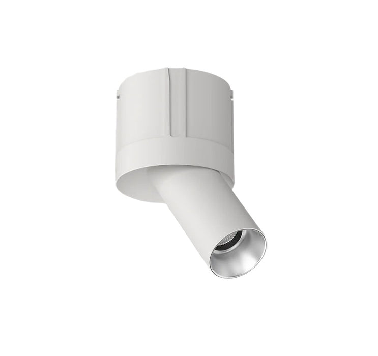 Cevon T5 Dark Art Spot Adj 9W 3k 36Deg White Silver