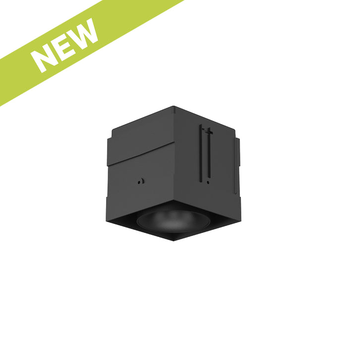 Cevon T1 Dark Art Square Adj 9W 3k 45Deg Black