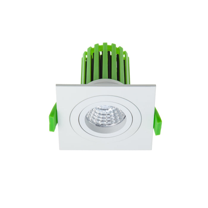 Downlight Sq Tilt Rotate 10w 260mA UID Dim White