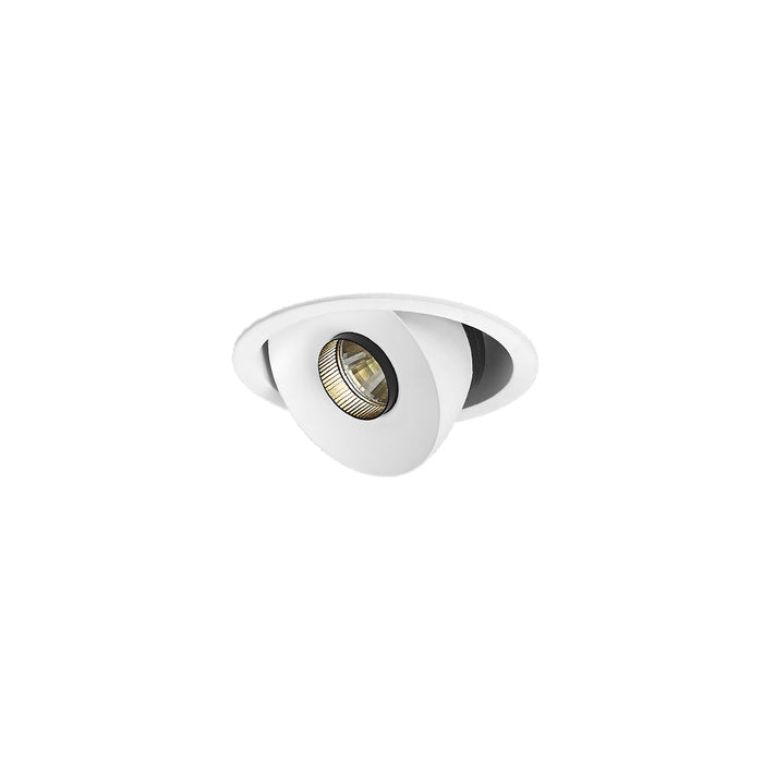 Cevon Mini Round Tilt/Rotate Dim 11W 3K 260mA CC WW 97 White