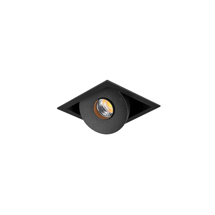 Cevon Mini Square Tilt/Rotate Dim 11W 3K 260mA CC WW97 Black