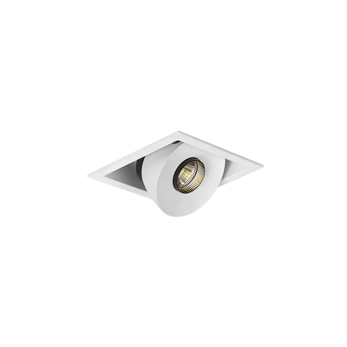 Cevon Mini Square Tilt/Rotate Dim 11W 3K 260mA CC WW97 White