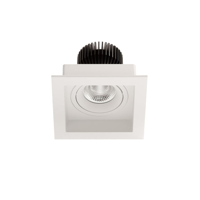 Cevon Square Tilt/Rotate Dim 11W 3K 500mA CC WW 97 White