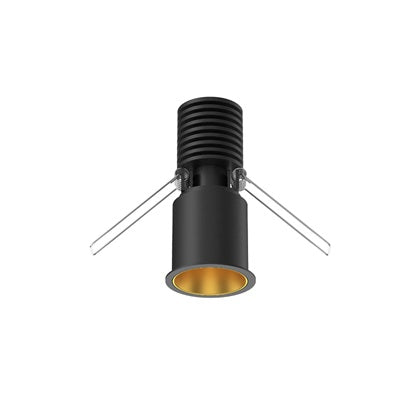 Cevon Downlight Darklight Slim 8W 3K 24D Dim Blk/GD