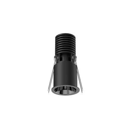 Cevon Downlight Darklight Slim 8W 3K 24D Dim Blk/HG Blk
