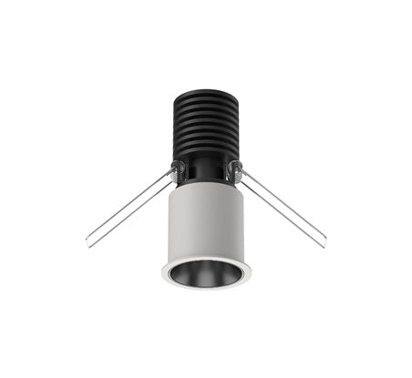 Cevon Downlight Darklight Slim 8W 3K 24D Dim Wh/Blk