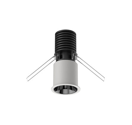 Cevon Downlight Darklight Slim 8W 3K 24D Dim Wh/HG Blk