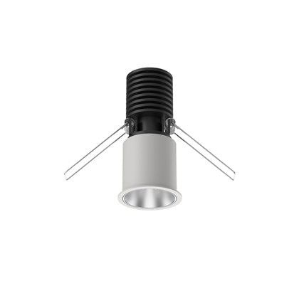 Cevon Downlight Darklight Slim 8W 3K 24D Dim Wh/Silver