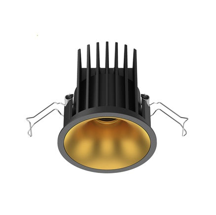 Cevon Downlight Darklight Slim 14W 3K 40D Dim Blk/Gold