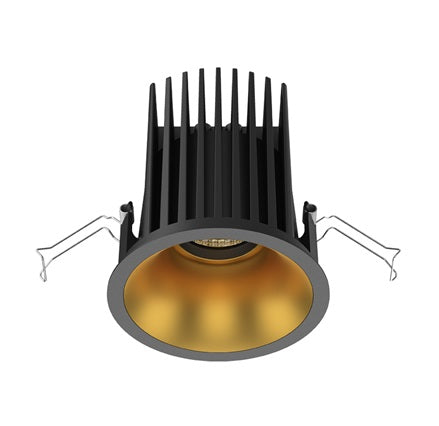 Cevon Downlight Darklight Slim 20W 3K 40D Dim Blk/Gold